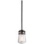 Kichler Lyndon 9 1/2" High Seedy Glass Outdoor Pendant