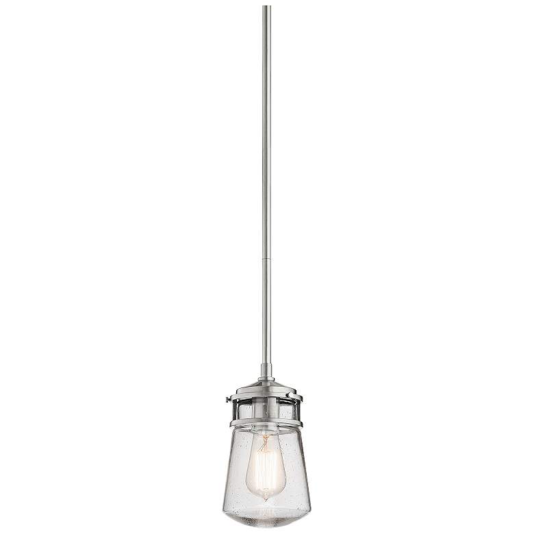 Image 1 Kichler Lyndon 9 1/2 inchH Aluminum Mini Outdoor Hanging Light