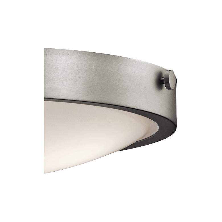 Image 3 Kichler Lytham 17 1/2 inch Wide Brushed Nickel Ceiling Light more views