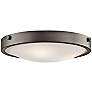 Kichler Lytham 17 1/2" Wide Olde Bronze Ceiling Light