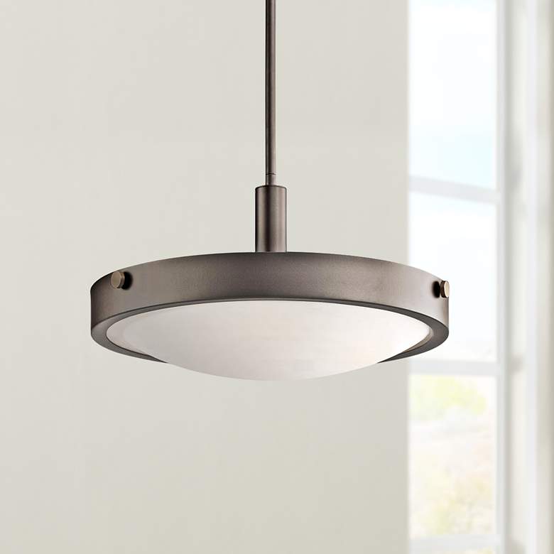 Image 1 Kichler Lytham 17 1/2" Wide Olde Bronze Pendant Light