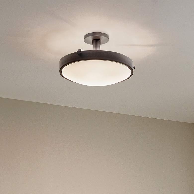Image 6 Kichler Lytham Black Semi Flush 4Lt more views