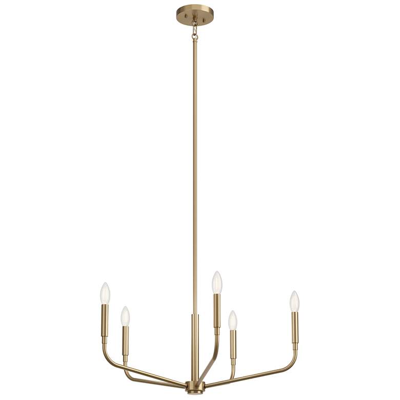 Image 1 Kichler Madden 26" Wide Champagne Bronze 5-Light Chandelier