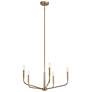 Kichler Madden 26" Wide Champagne Bronze 5-Light Chandelier