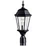 2_Kichler Madison 21 3/4" High Black Outdoor Post Light