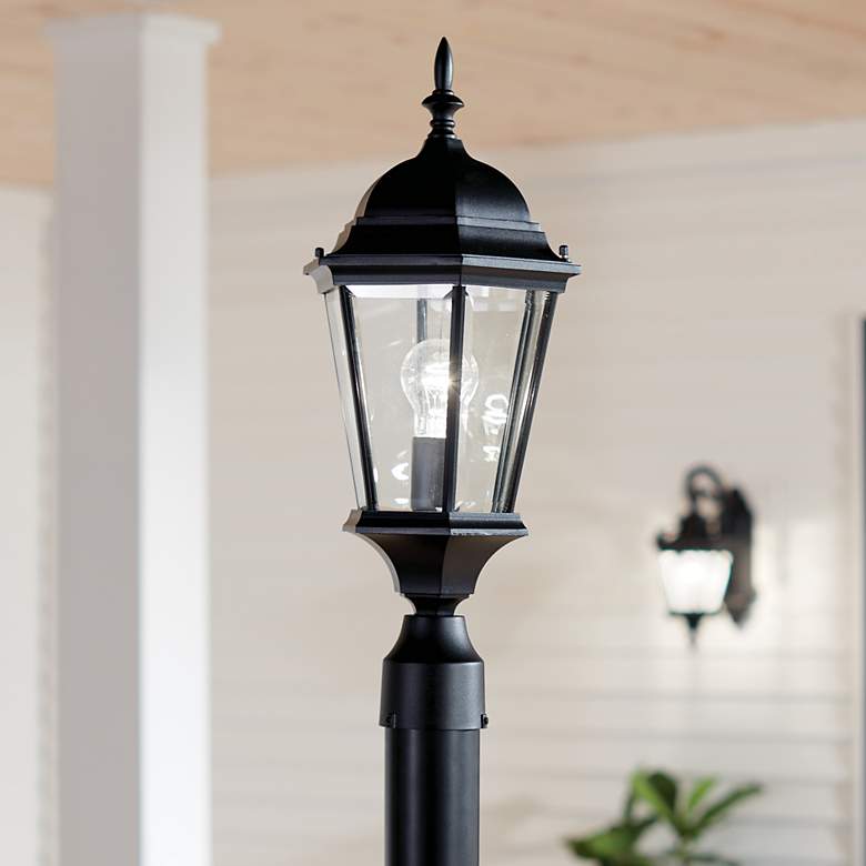 Image 1 Kichler Madison 21 3/4" High Black Outdoor Post Light