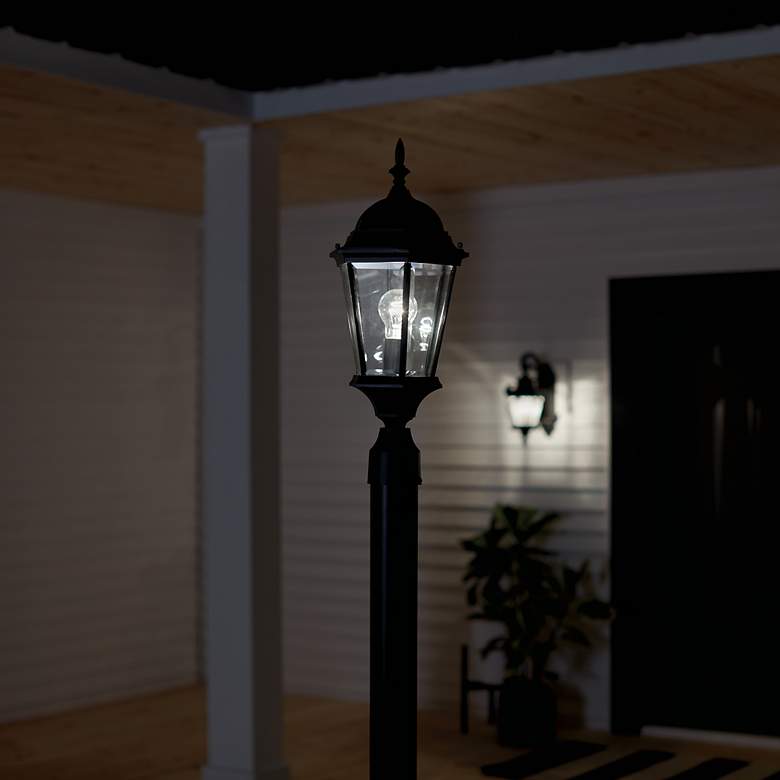 Image 4 Kichler Madison 21 3/4" High Black Outdoor Post Light more views