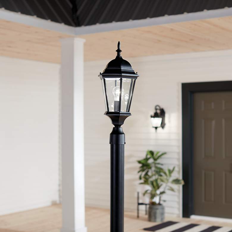 Image 5 Kichler Madison 21 3/4" High Black Outdoor Post Light more views