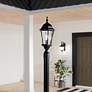 5_Kichler Madison 21 3/4" High Black Outdoor Post Light more views