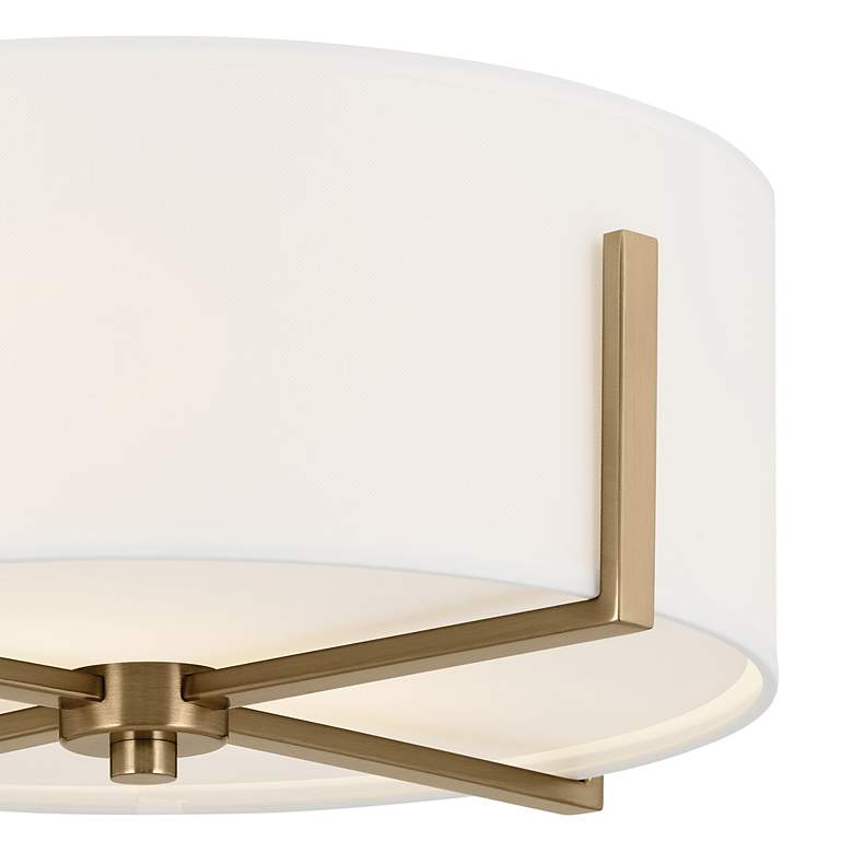 Image 3 Kichler Malen 15 1/2" Wide Champagne Bronze Ceiling Light more views