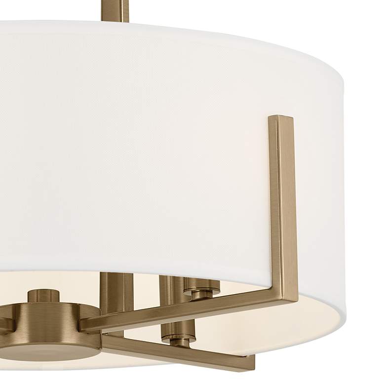Image 2 Kichler Malen 15 1/2" Wide Champagne Bronze Drum Ceiling Light more views
