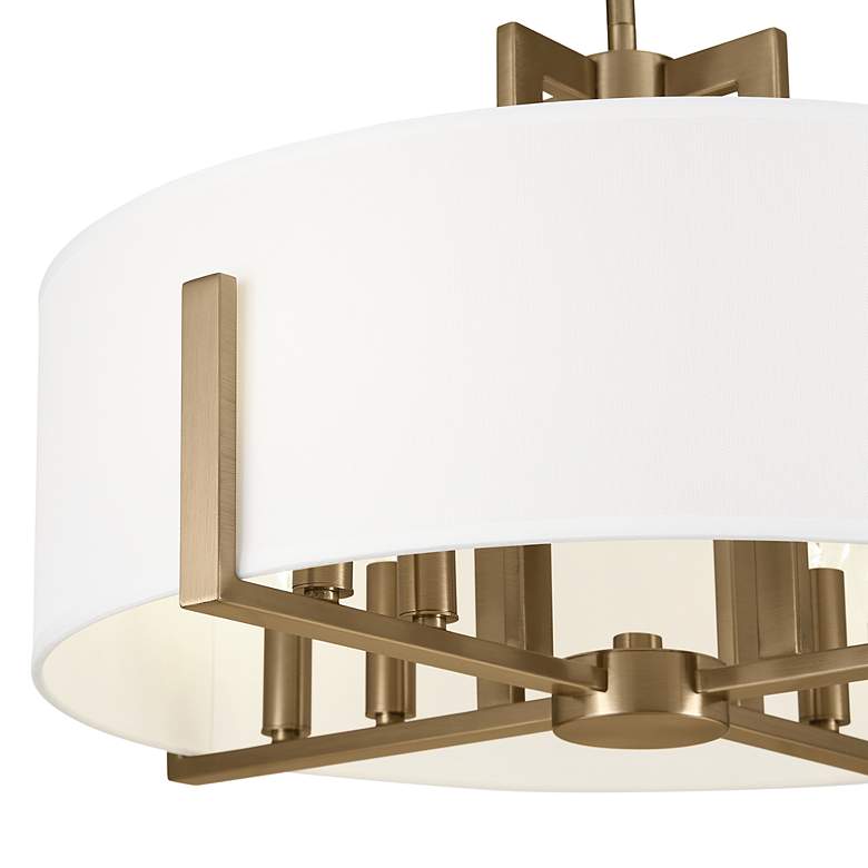 Image 2 Kichler Malen 20" Wide Champagne Bronze Drum Ceiling Light more views