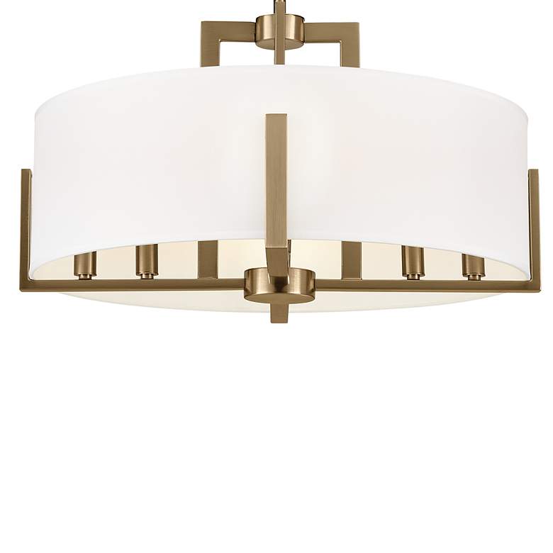 Image 3 Kichler Malen 20" Wide Champagne Bronze Drum Ceiling Light more views