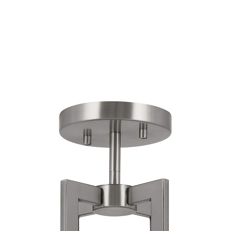 Image 4 Kichler Malen 20" Wide Classic Pewter Drum Ceiling Light more views