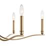 3_Kichler Malene 32" Wide Champagne Bronze 6-Light Chandelier more views