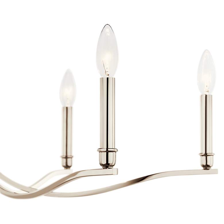 Image 3 Kichler Malene 32" Wide Polished Nickel 6-Light Chandelier more views