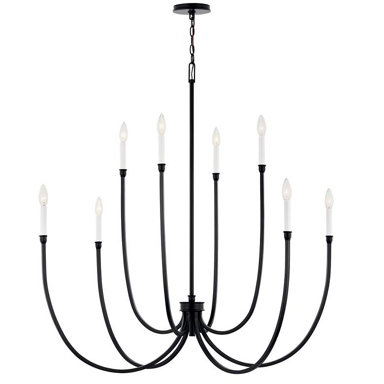 Image 6 Kichler Malene 45 1/4" Wide Black 8-Light Chandelier more views