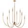 Kichler Malene 45 1/4"W Champagne Bronze 8-Light Chandelier