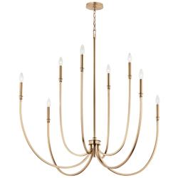 Kichler Malene 45 1/4"W Champagne Bronze 8-Light Chandelier