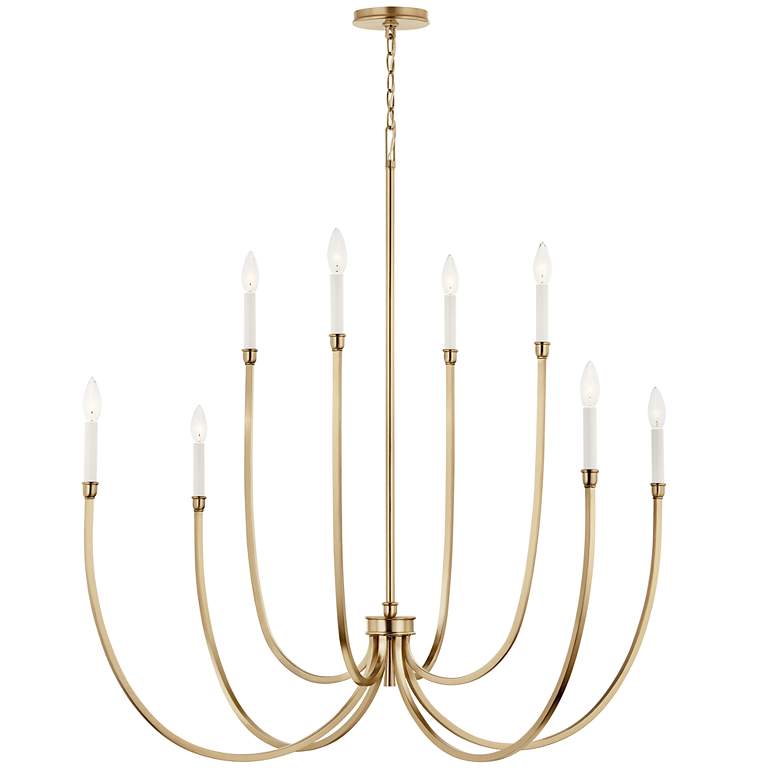 Image 5 Kichler Malene 45 1/4"W Champagne Bronze 8-Light Chandelier more views