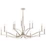 2_Kichler Malene 52 3/4"W Polished Nickel 14-Light Chandelier