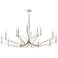 Kichler Malene 52 3/4"W Polished Nickel 14-Light Chandelier