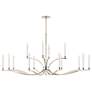 4_Kichler Malene 52 3/4"W Polished Nickel 14-Light Chandelier more views