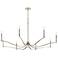 Kichler Malene 52" Wide 8-Light Polished Nickel Candelabra Chandelier