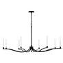 4_Kichler Malene 52" Wide Black 8-Light Chandelier more views