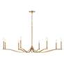 2_Kichler Malene 52" Wide Champagne Bronze 8-Light Chandelier more views