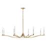 3_Kichler Malene 52" Wide Champagne Bronze 8-Light Chandelier more views