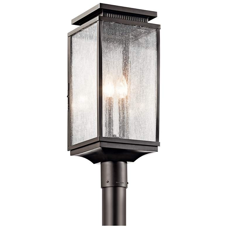 Image 1 Kichler Manningham 21" High Olde Bronze Outdoor Post Mount Light