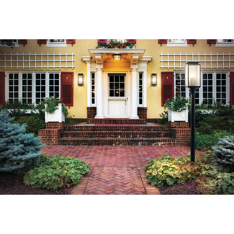 Image 3 KICHLER Manningham Olde Bronze Outdoor Ceiling 2Lt more views
