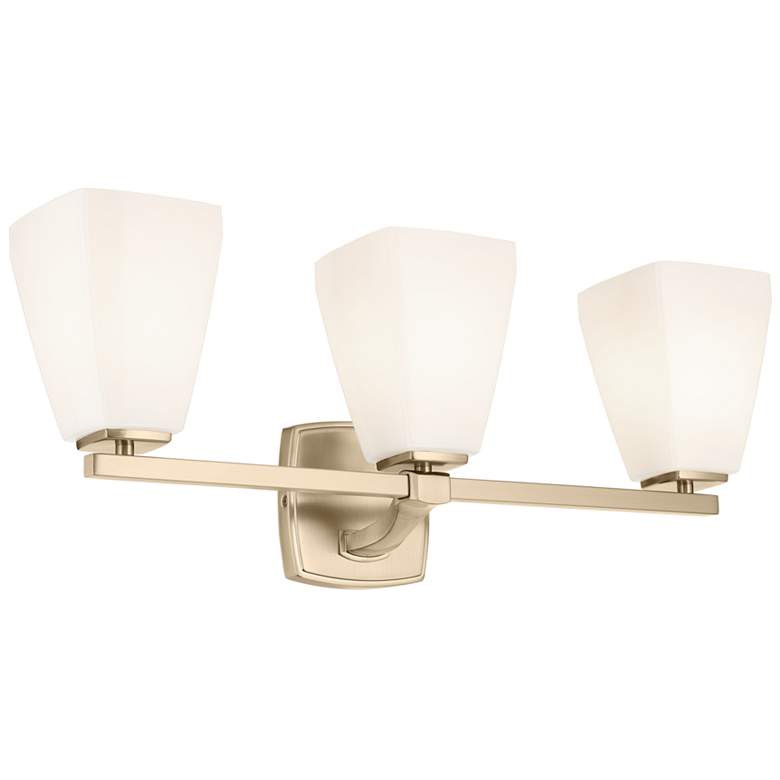 Image 1 Kichler Marant 23 3/4"W Champagne Bronze 3-Light Bath Light