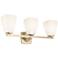Kichler Marant 23 3/4"W Champagne Bronze 3-Light Bath Light