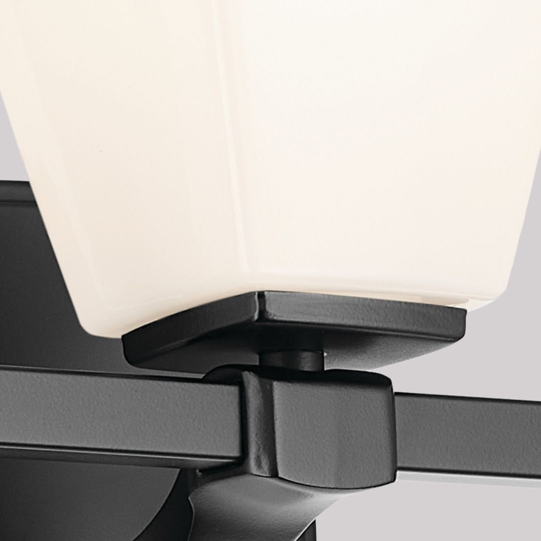 Image 7 Kichler Marant Black Bath 3Lt with Opal Glass more views