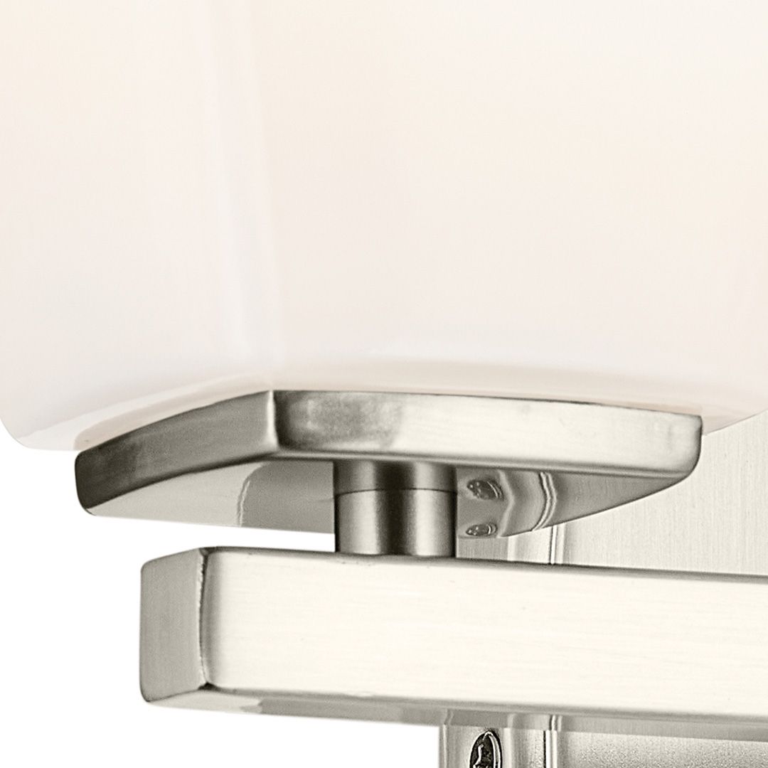 Image 7 Kichler Marant Brushed Nickel Bath 2Lt with Opal Glass more views