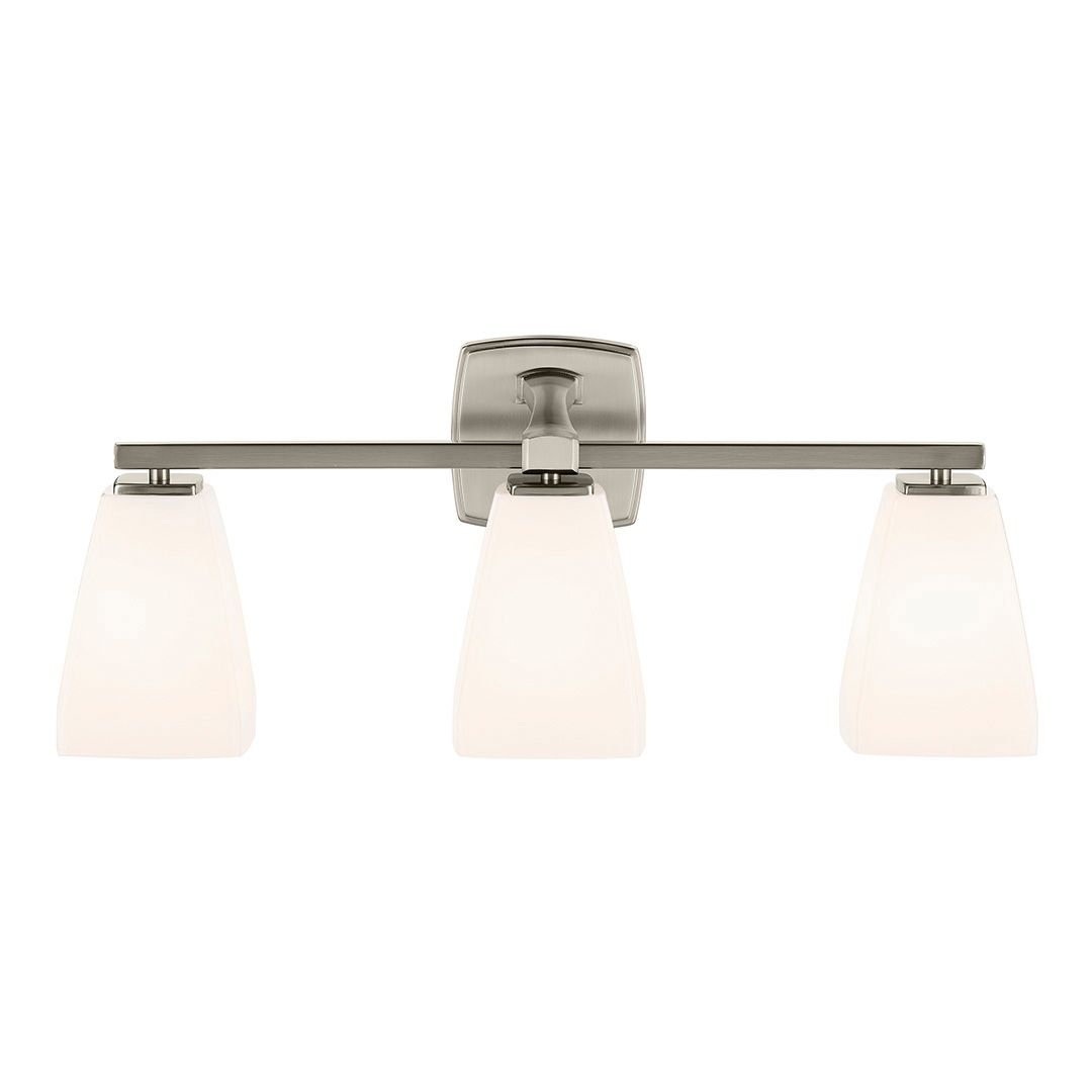 Image 3 Kichler Marant Brushed Nickel Bath 3Lt with Opal Glass more views