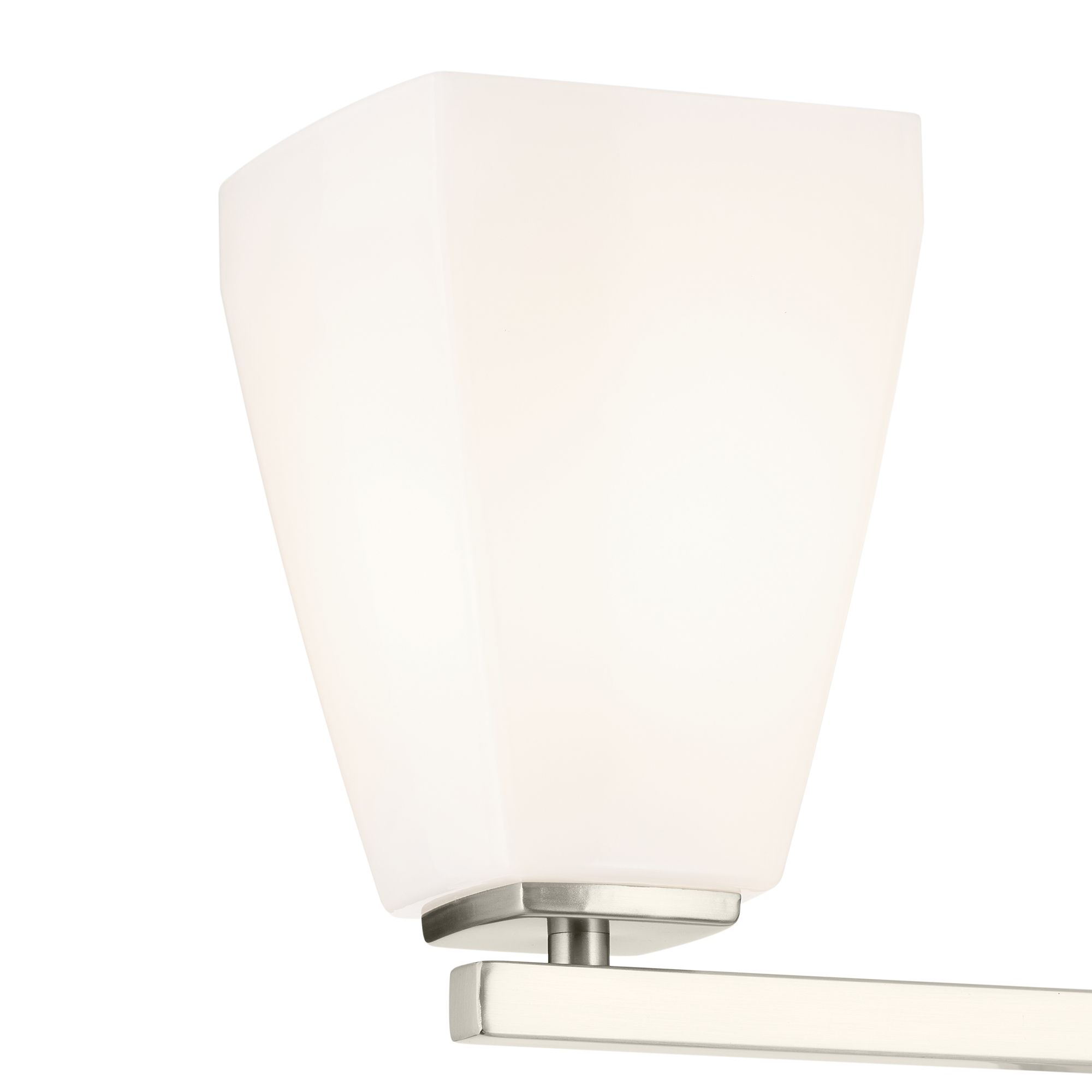 Image 5 Kichler Marant Brushed Nickel Bath 3Lt with Opal Glass more views