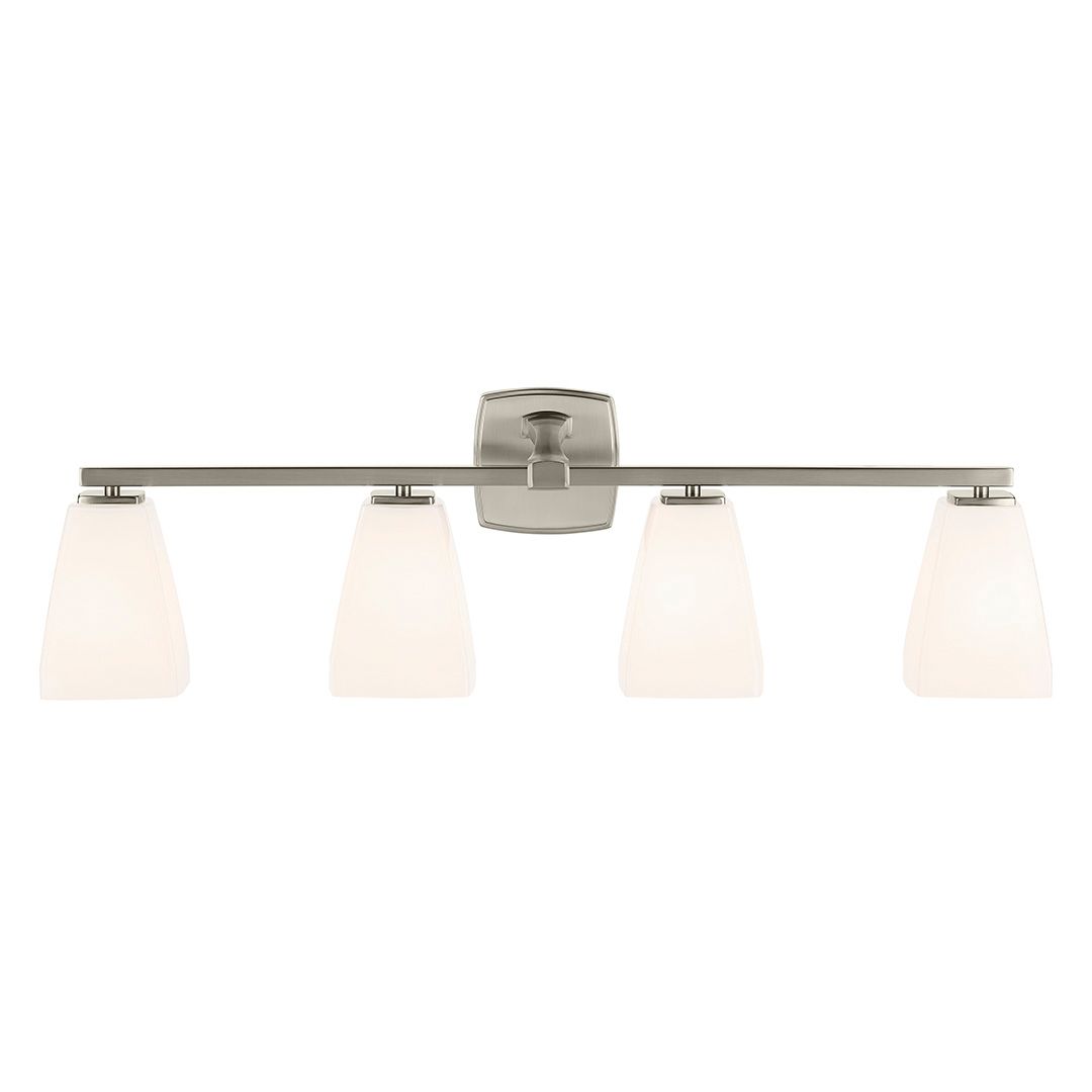Image 6 Kichler Marant Brushed Nickel Bath 4Lt with Opal Glass more views