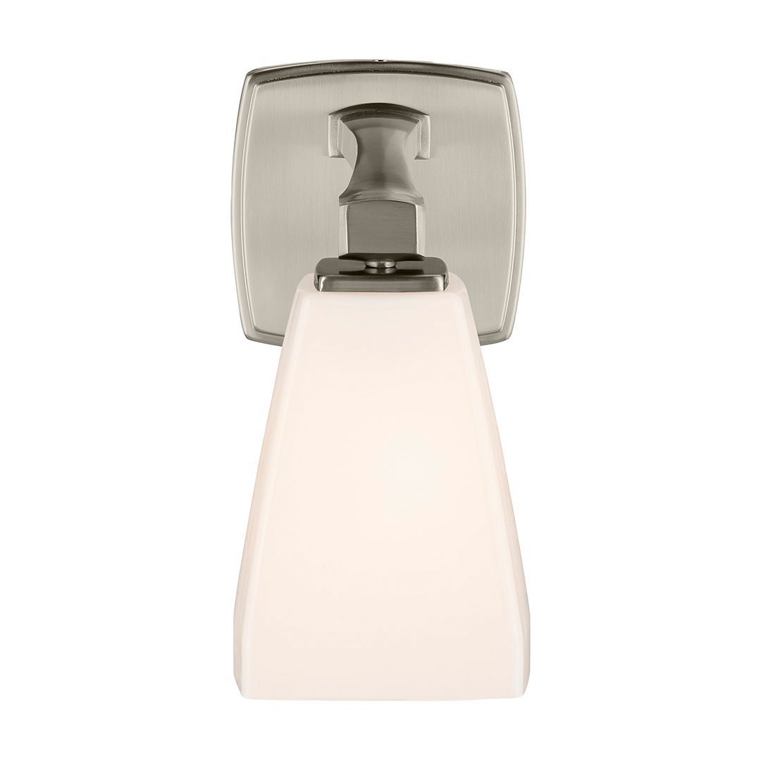 Image 3 Kichler Marant Brushed Nickel Wall Sconce 1Lt with Opal Glass more views