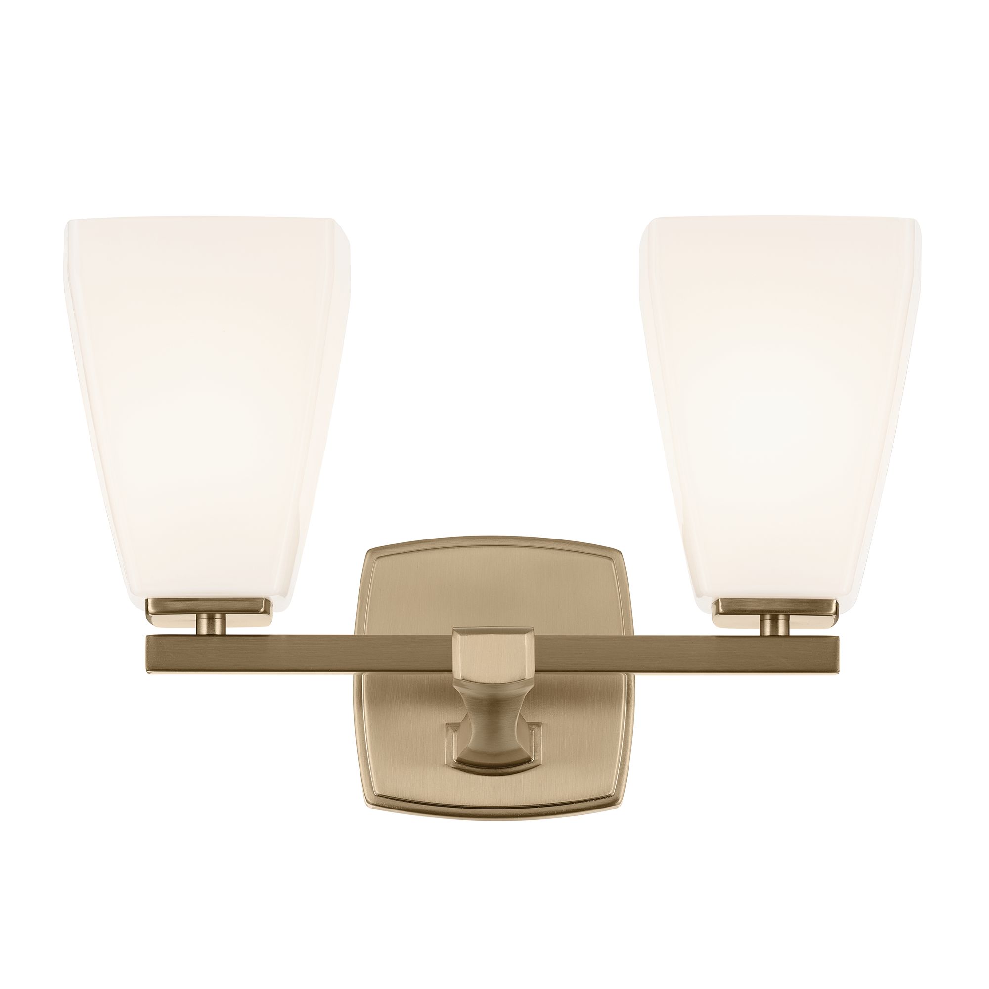 Image 5 Kichler Marant Champagne Bronze Bath 2Lt with Opal Glass more views