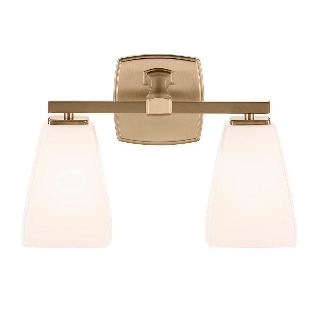 Image 6 Kichler Marant Champagne Bronze Bath 2Lt with Opal Glass more views