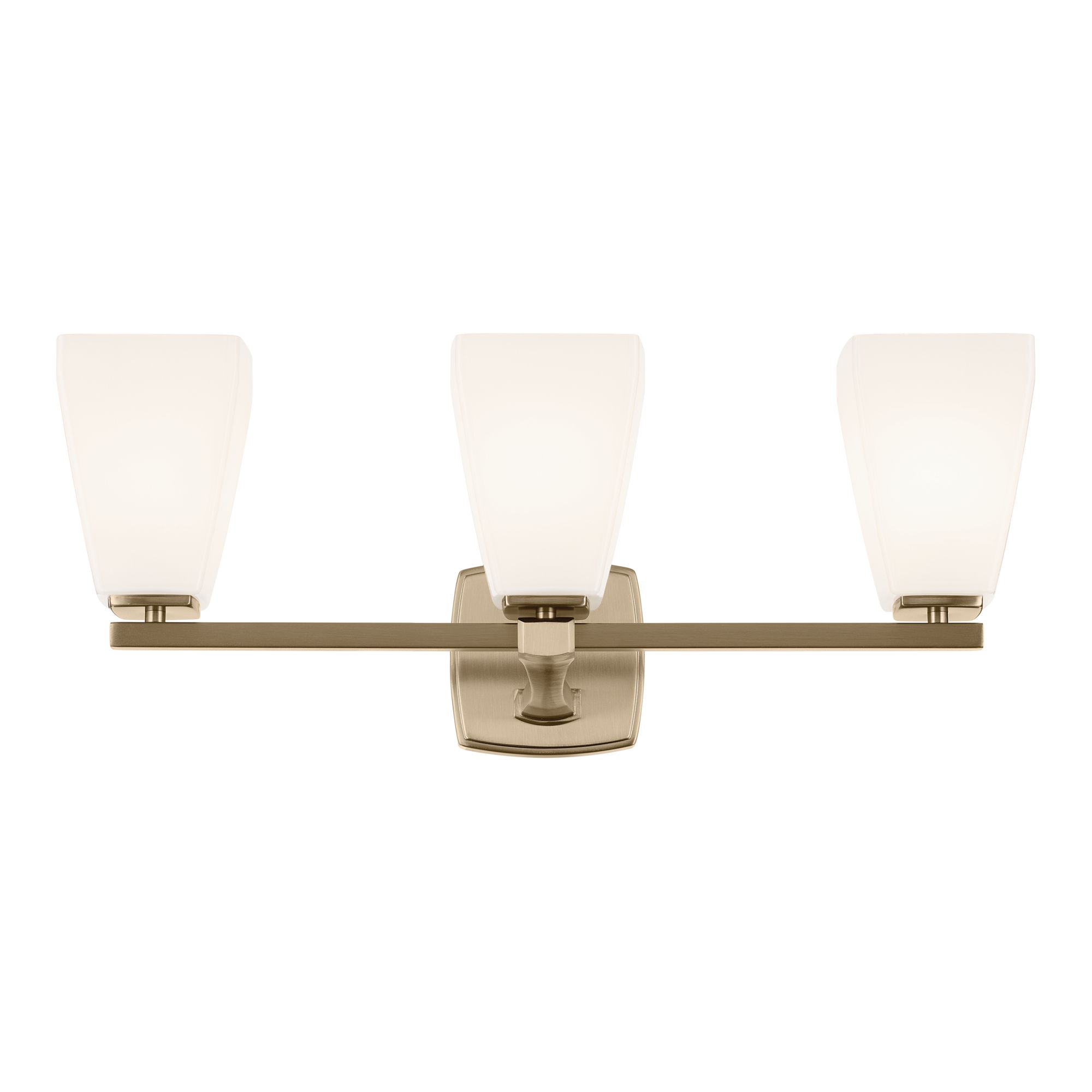 Image 5 Kichler Marant Champagne Bronze Bath 3Lt with Opal Glass more views