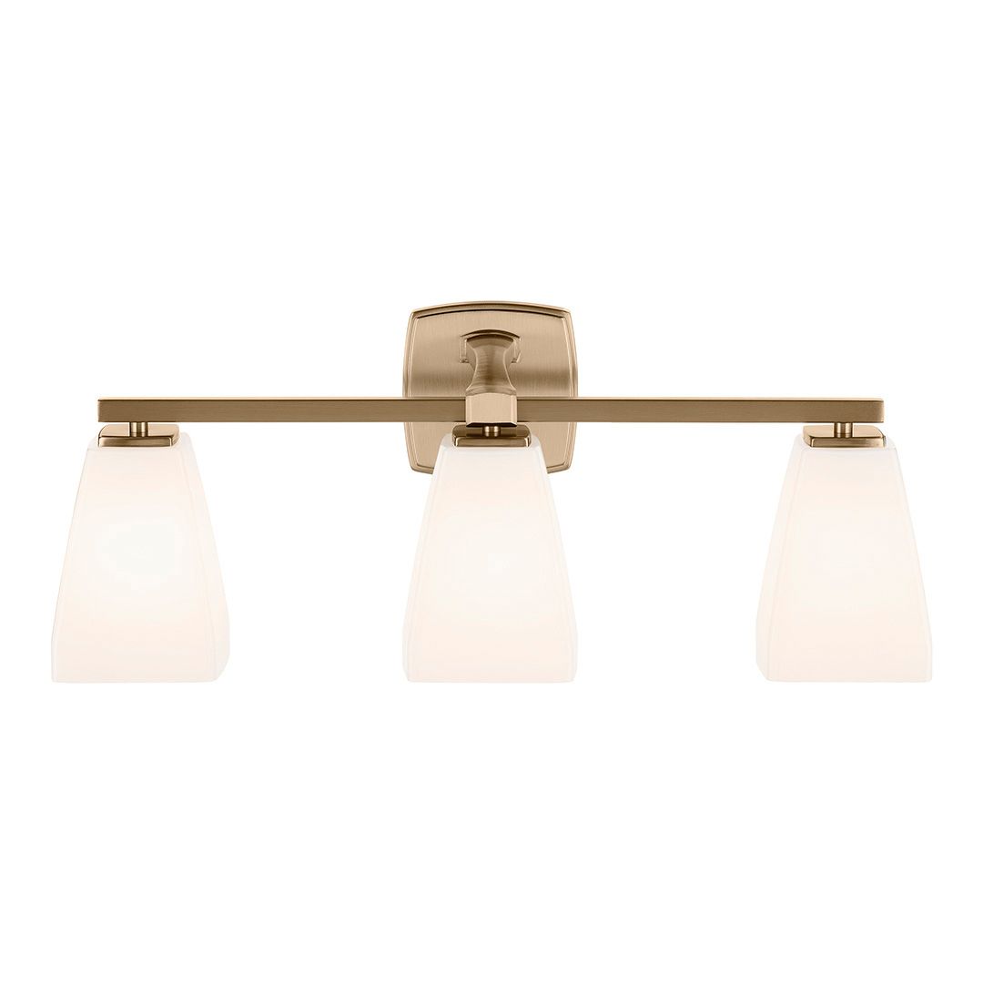 Image 6 Kichler Marant Champagne Bronze Bath 3Lt with Opal Glass more views