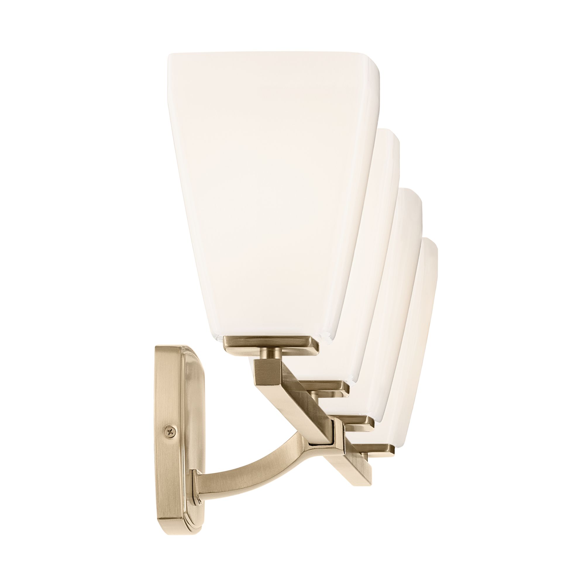 Image 4 Kichler Marant Champagne Bronze Bath 4Lt with Opal Glass more views