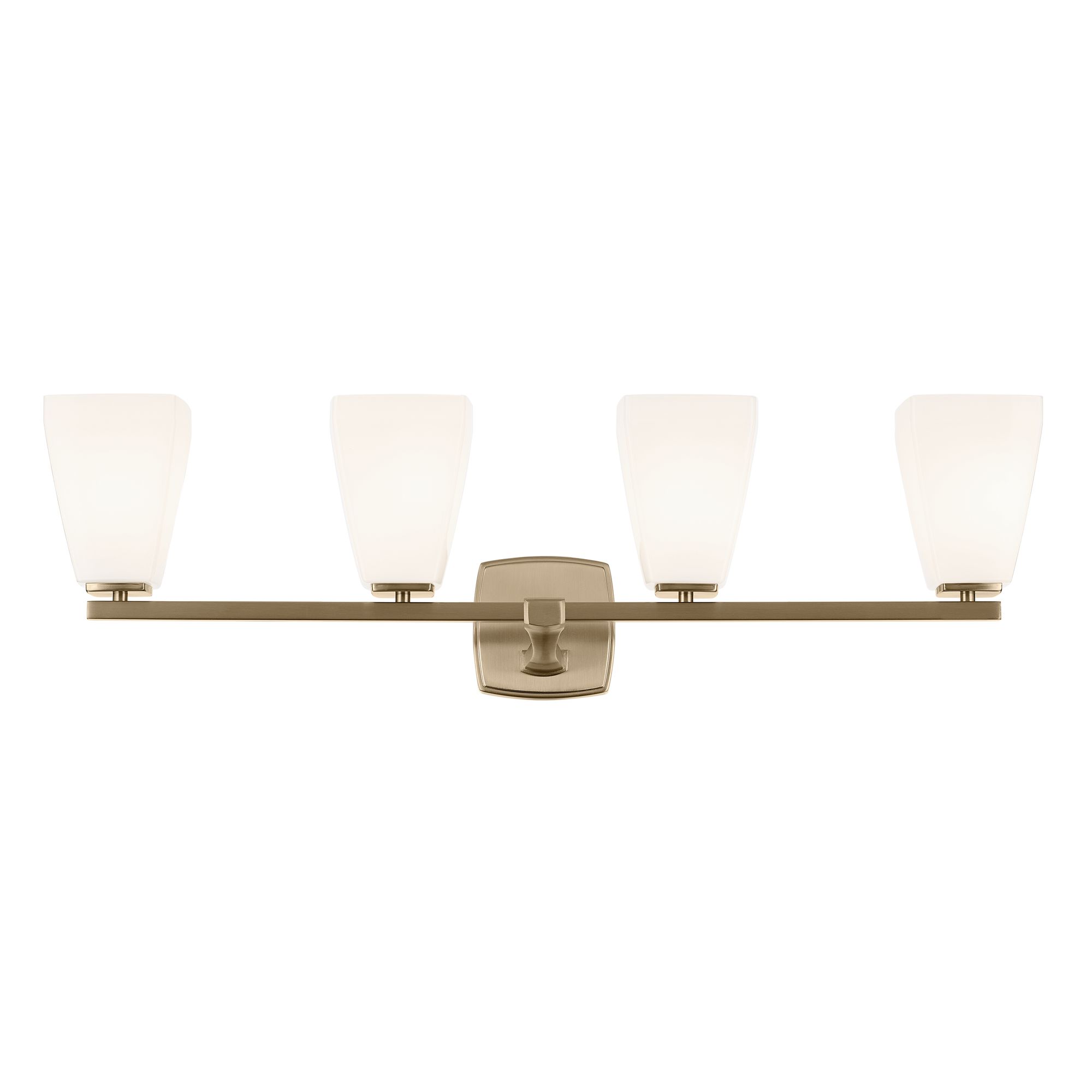 Image 5 Kichler Marant Champagne Bronze Bath 4Lt with Opal Glass more views