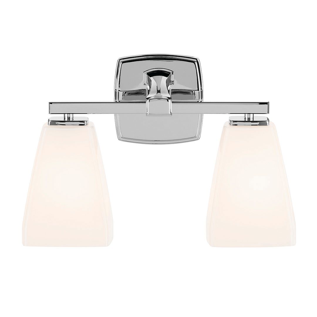 Image 6 Kichler Marant Chrome Bath 2Lt with Opal Glass more views
