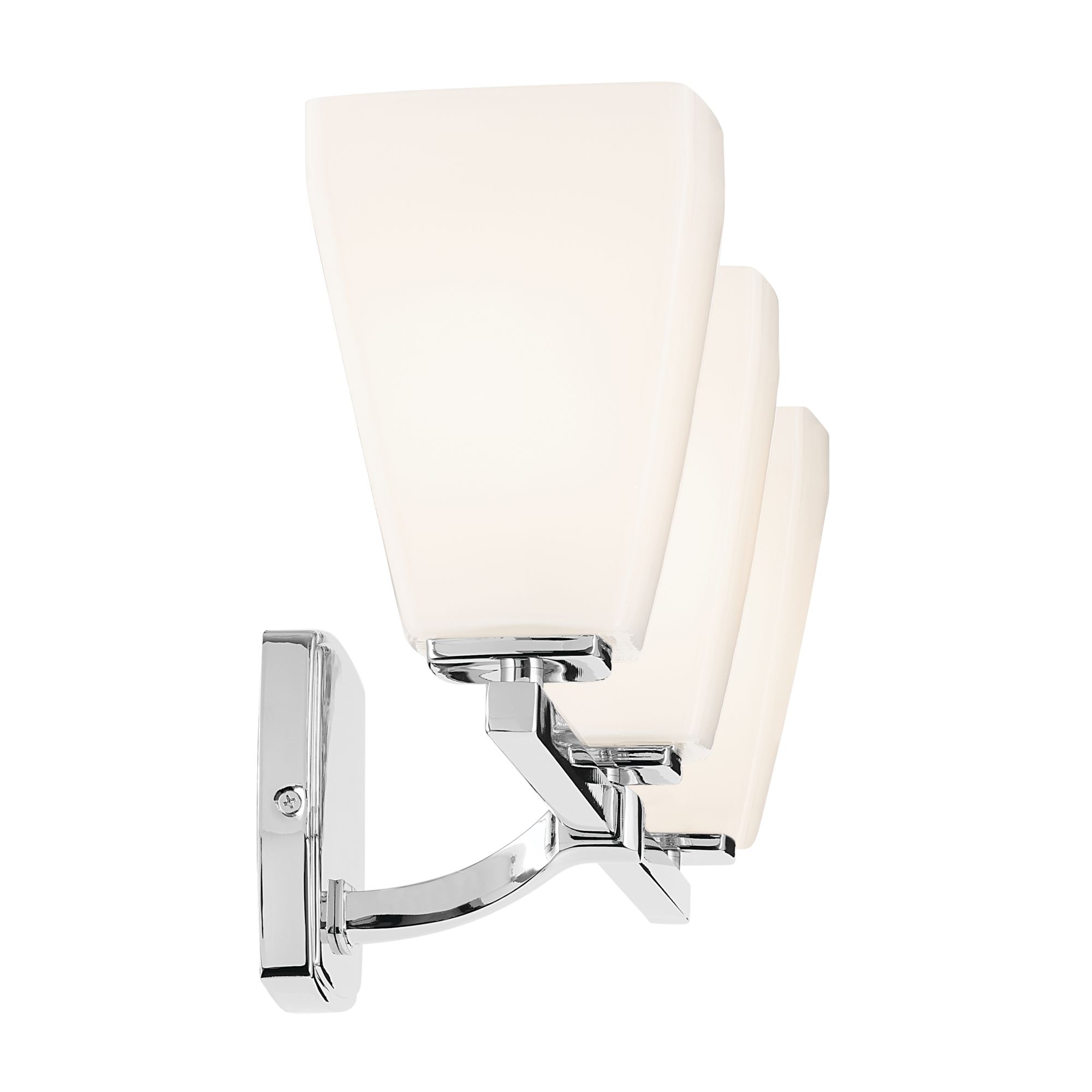 Image 4 Kichler Marant Chrome Bath 3Lt with Opal Glass more views