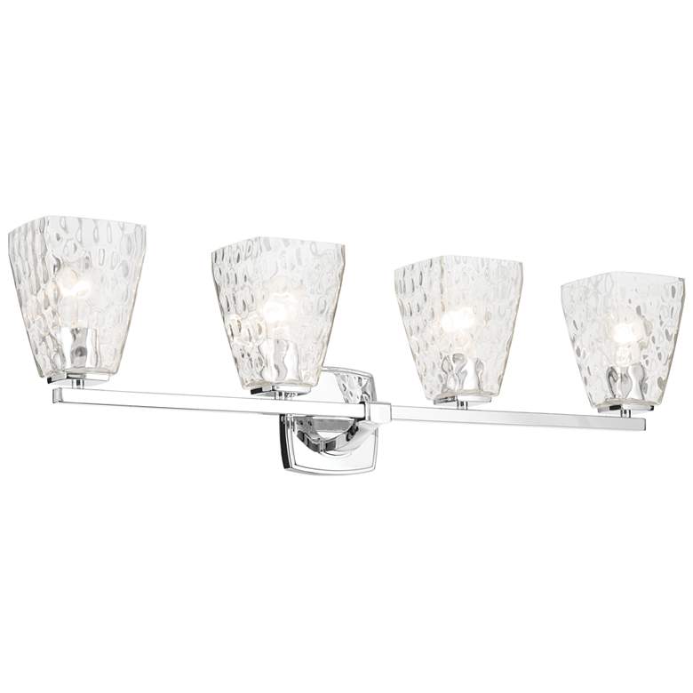 Image 1 Kichler Marant Chrome Bath 4Lt with Clear Water Glass